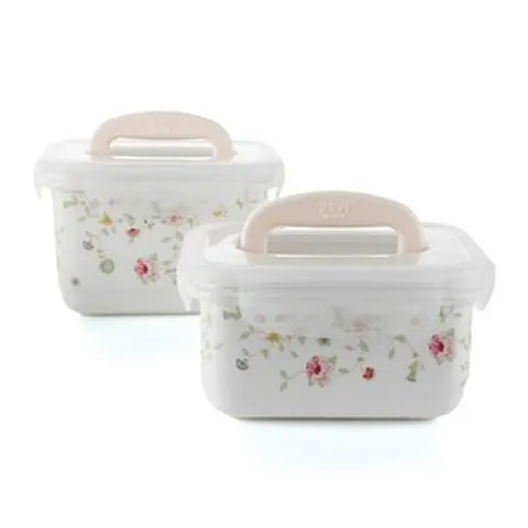 젠 미쉘 생생 밀폐용기 2종세트, 1세트, 생생용기 2.7L + 3.6L