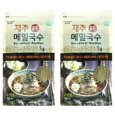 효자원 제주 순메밀국수, 500g, 2개