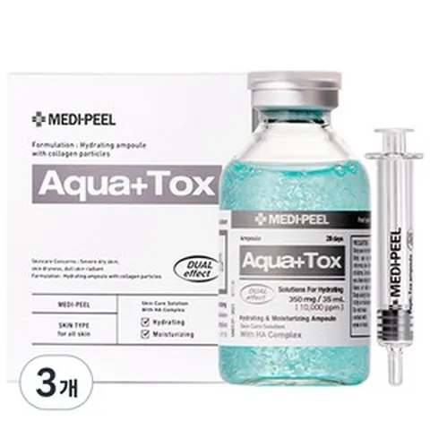 아쿠아 플러스 톡스 앰플, 35ml, 3개