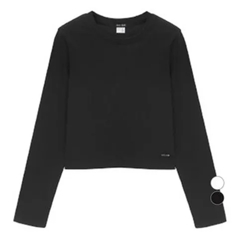 쥬시쥬디 여성용 J수피마 에센셜 크롭 티셔츠 JYTS0206