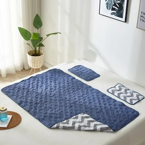 카이르 아이스 냉 양면 쿨매트 세트, 혼합색상, 쿨매트+쿨베개 세트