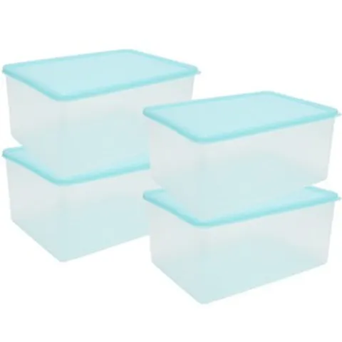 비트리 부드럽게 휘어지는 냉동 실정리용기 3800ml, 1개입, 4개