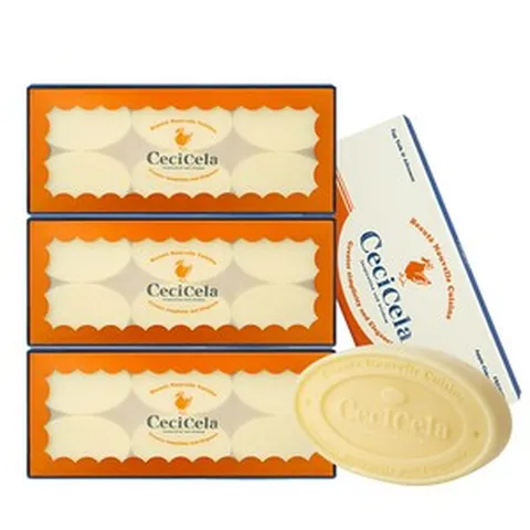 쎄씨쎌라 뷰티바 에그팩비누 고체 세안팩 6p, 18개, 360g