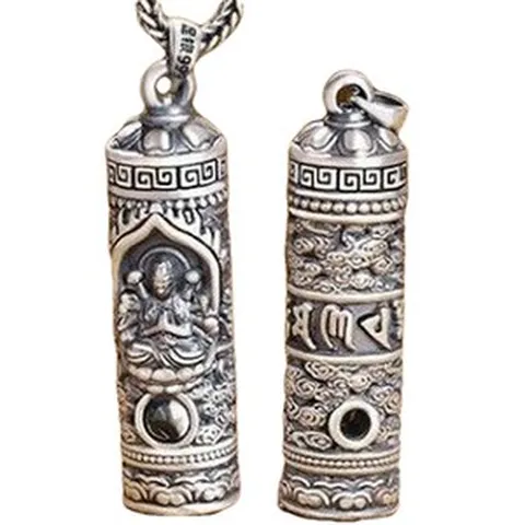 여덟수호신 펜던트 투영 불교목걸이, 쥐 천수관음, 1개