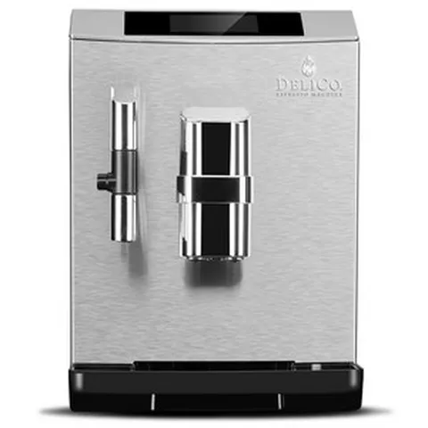 딜리코 플랫 화이트 커피머신 블랙, Delico-DS501, 메탈실버(출고 미정, 구매전 문의 필수)