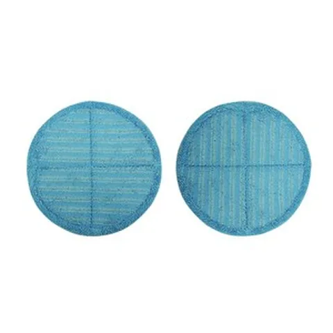 오토비스 회전 물걸레청소기 전기종 호환 극세사 패드 블루, 2개, ATM-01