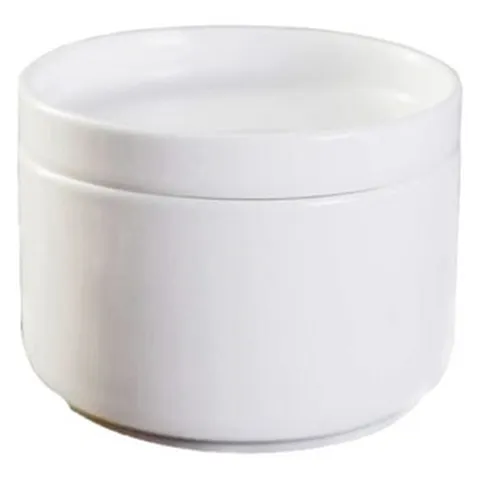 아메리칸로드 트윈 접시뚜껑 + 도자기 공기 대접 세트 소 RK2188, 화이트, 1세트