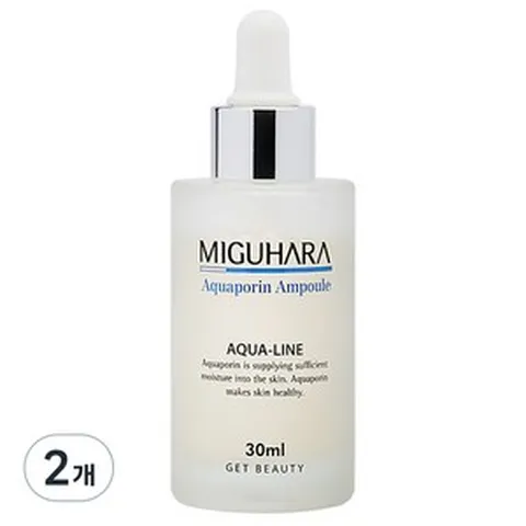 미구하라 아쿠아 포린 앰플, 30ml, 2개