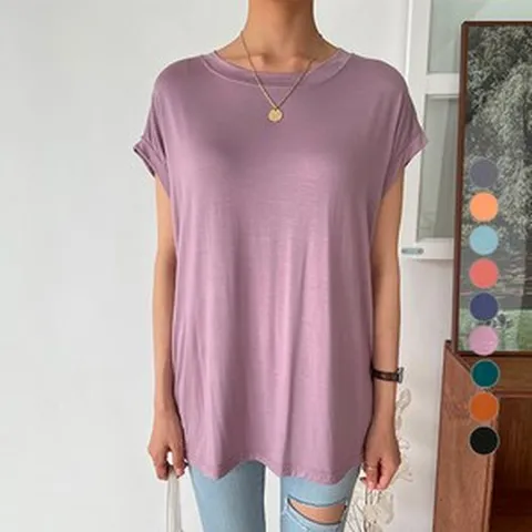 메이첼 여성용 캡소매 티셔츠 00003