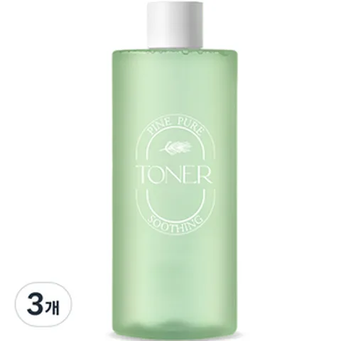 DPC 파인 퓨어 수딩 토너, 500ml, 3개