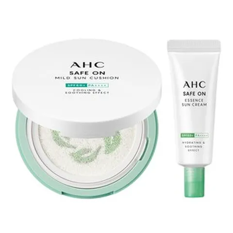 AHC 세이프온 마일드 선쿠션 25g +세이프온 에센스 선크림 20ml 세트, 20g, 1세트