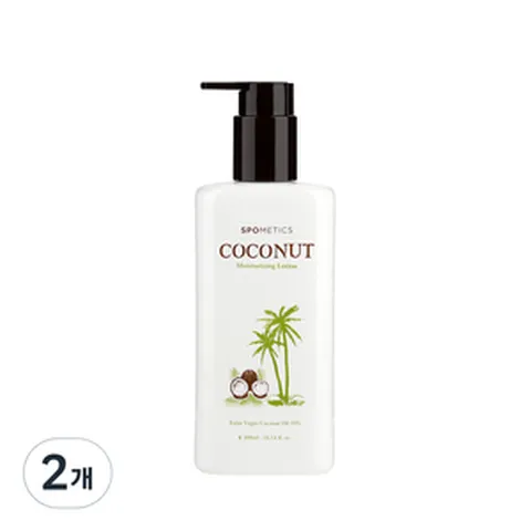 스포메틱스 코코넛 모이스춰라이징 로션, 300ml, 2개