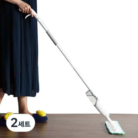 마스트 스프레이 무선 밀대 청소기 + 리필패드, 2세트