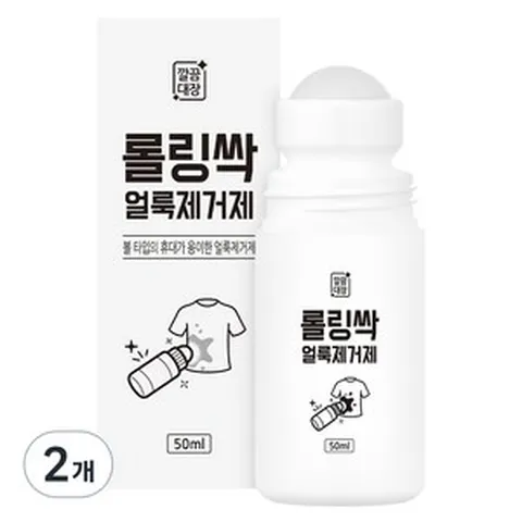 깔끔대장 롤링싹 얼룩제거제, 50ml, 2개