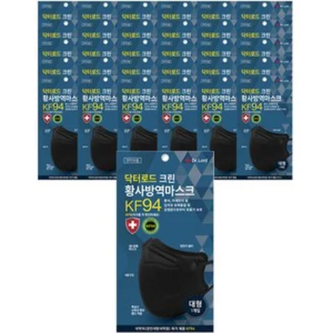 닥터로드 크린 황사방역 마스크 대형 KF94, 1개입, 50개