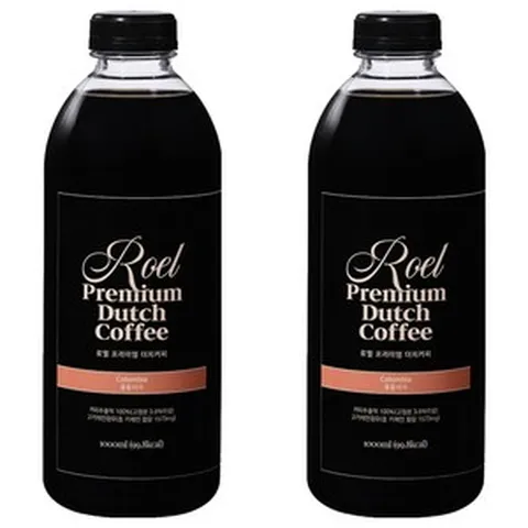 로엘 프리미엄 더치커피 콜롬비아, 1L, 2개, 1개입