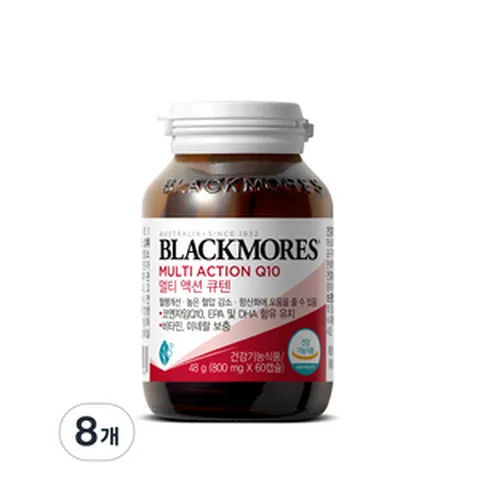 블랙모어스 멀티액션큐텐 60정, 8개