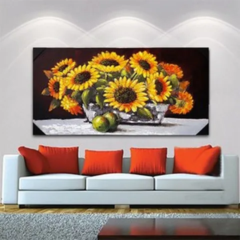 해바라기 유화 액자 7-2 1497A