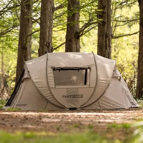 패스트캠프 원터치텐트 메가스위트, 탄, 4-5인용