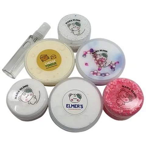 하하슬라임 쇼킹박스 슬라임 150ml x 3종 + 100ml x 3종 + 액티베이터 스프레이 50ml 세트, 랜덤발송