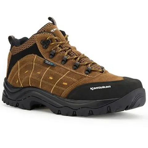 칸투칸 천연가죽 방수 트레킹화 남성 여성 등산화 K89 레이스