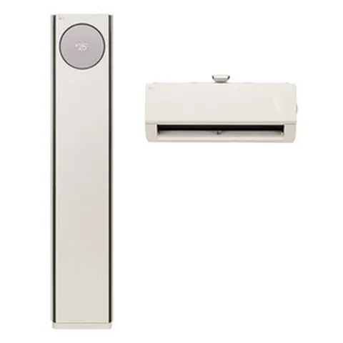 LG전자 인버터 43.3㎡ + 12.3㎡ 휘센 오브제컬렉션 사계절 에어컨 2in1 타워 프리미엄 실내기 매립배관형 FW20PDNBM2M 방문설치