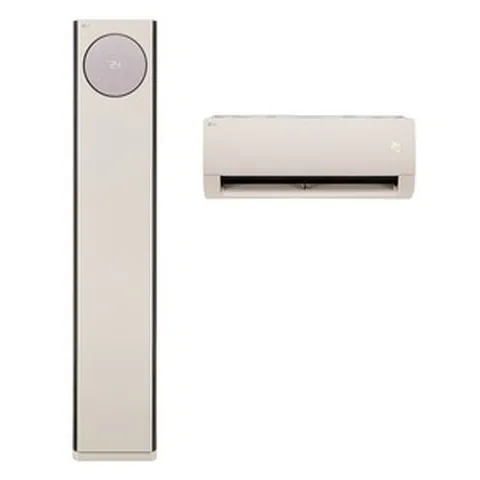 LG전자 인버터 43.3㎡ + 12.3㎡ 휘센 오브제컬렉션 사계절 에어컨 2in1 타워 히트 FW20HDNBM2M 방문설치, 매립배관형