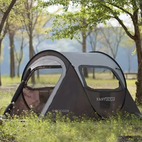 패스트캠프 오페라3 원터치 텐트, 라이트그레이, 3~4인용