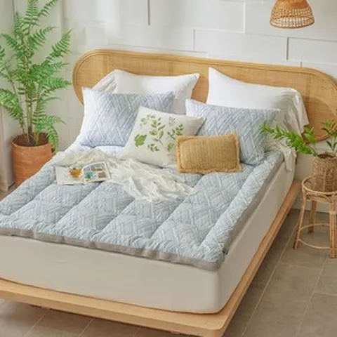 에어룸 인견 쿨 에어메쉬 북극토퍼, 그레이