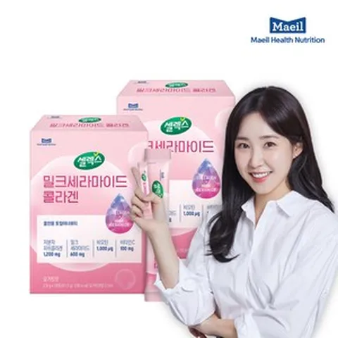 셀렉스 밀크세라마이드 콜라겐 스틱 2.9g x 28포 2박스, 81.2g, 2개