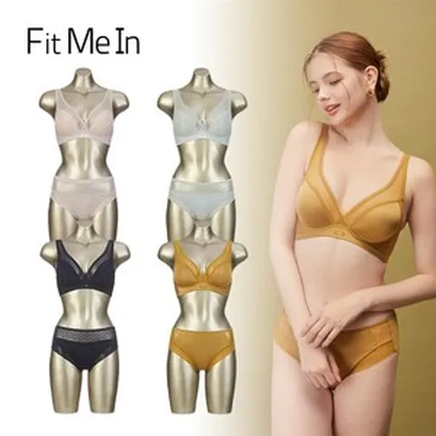 라이크라 언더웨어 핏미인 라이크라 올데이보정 노와이어 브라팬티세트 8종