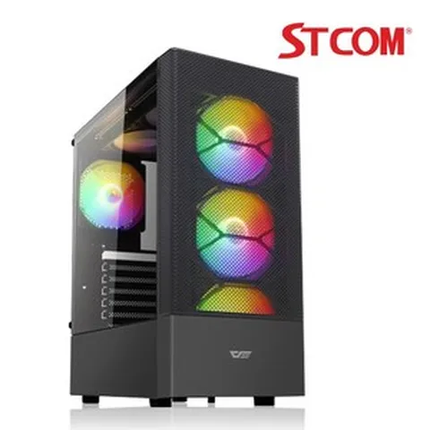 STCOM 조립피씨 윈도우정품 게이밍 컴퓨터 게임용PC 사무용PC 오버워치 피파 배그 배틀그라운드 롤 데스크탑 PC 조립PC, STAI-V1
