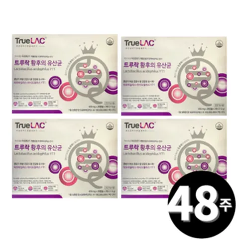 트루락 황후의 유산균 여성 갱년기 유산균 YT1 프로바이오틱스 총 48주분