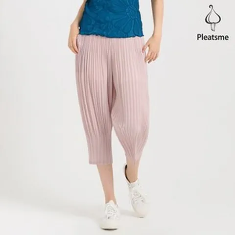 플리츠미 공식스토어 [최초 판매가 178000원] 8부 와이드 알라딘 팬츠_EPPTM023006