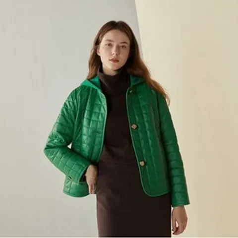 루나코어스 이태리 램스킨 퀄팅 후드 자켓 LMLH3JK61320 마감임박!!!