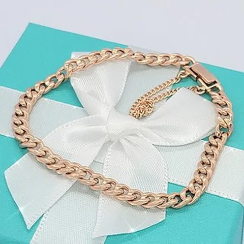 [윤금방] 14k 18k 마멜(1) 할로우 커브 체인 금팔찌 굵은 볼륨 팔찌