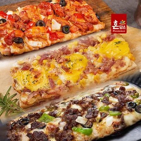 한맥 리얼토핑폭탄 3종세트 총12봉세트 이경규피자, 1세트, 138g