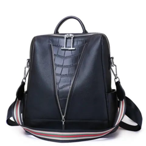 윤휘 여성 가죽 백팩 소가죽 백팩 숄더백 캐주얼 가방 1650-3