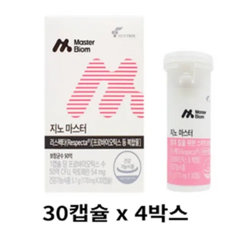 마스터바이옴 지노마스터 리스펙타 여성유산균, 2개, 60정