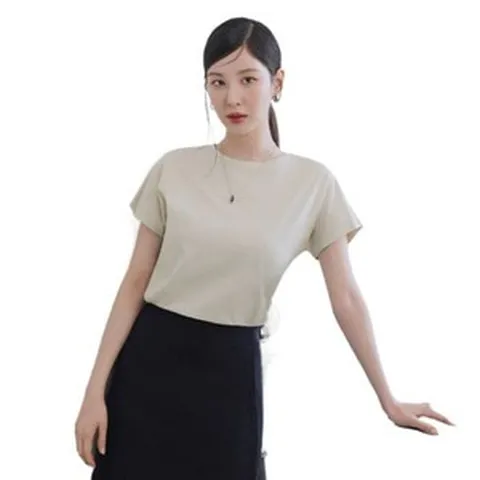 {백화점 정품} 더엣지 25ss 에센셜 실켓 티블라우스 6종 564551