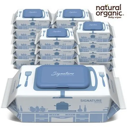 네츄럴오가닉 시그니처 세균닦는 행주물티슈 70매 [20팩], 20개, 70개