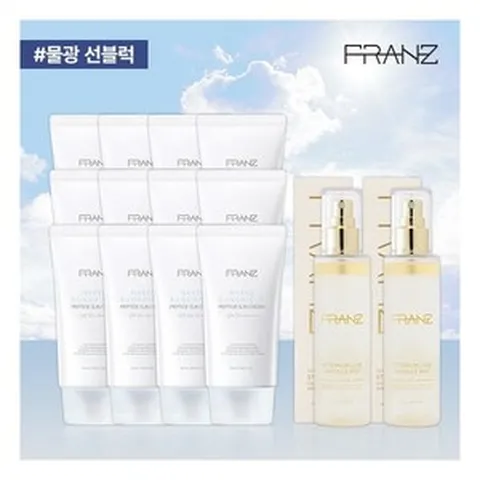 프란츠 [완벽더블/최화정쇼]썬크림 12개 +줄기세포배양액 앰플미스트2병, 없음, 1개, 50ml