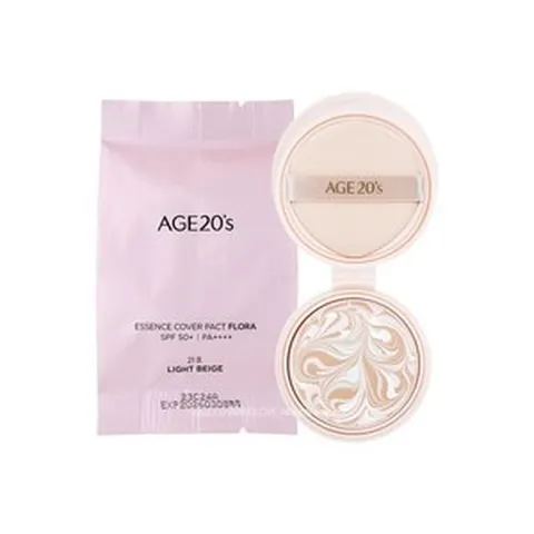 에이지투웨니스 HQ HJ HL HG 플로라 에센스커버팩트 3세대 리필/본품 - HG 6세대, 21호_본품, AGE20s 3세대 에센스커버팩트 플로라 21호리필