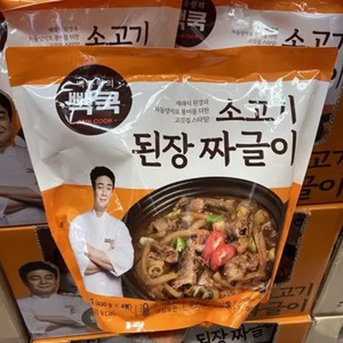 더본 백종원의 소고기 된장짜글이 400g, 4개, 일반포장 동절기만