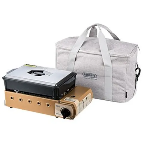 지라프 구이바다 탄 컬러 에디션 가스버너 풀세트 부르스타 캠핑용 부탄가스버너 M, 구이바다 탄(+서포트바디세트) 풀세트, 1개