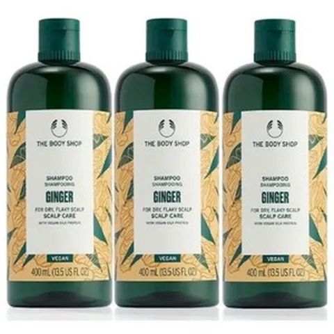 더바디샵한정진저 스캘프케어 샴푸 400ML 3개