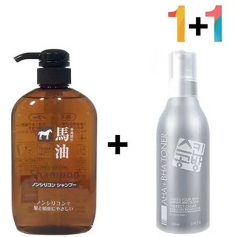 머리결좋아지는법 마유 무실리콘 샴푸 말 오일 동백 머리결 말오일(9303EA), 마유샴푸 1개_오키나와머드폼 1개, 본상품선택