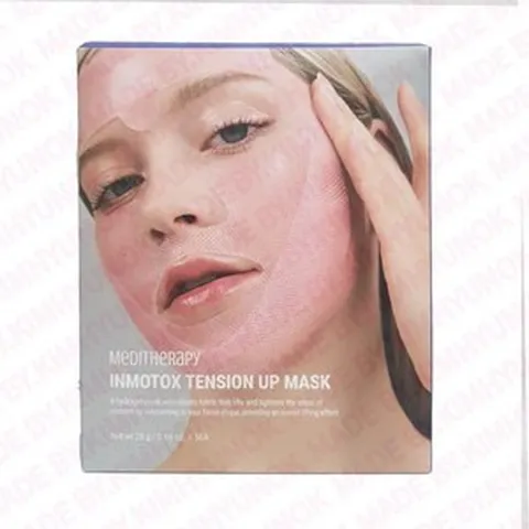 메디테라피 인모톡스 텐션 업 마스크 안면 3중 거상 셀프 양악 리프팅 1박스 3패치입 5회분 -, 5개_28g, 28g