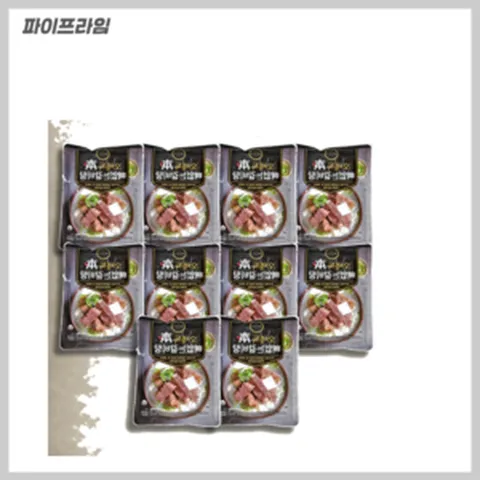 오세득 본 뼈없는 갈비탕 맛있는 순살갈비탕 10팩 진한 국물, 10개