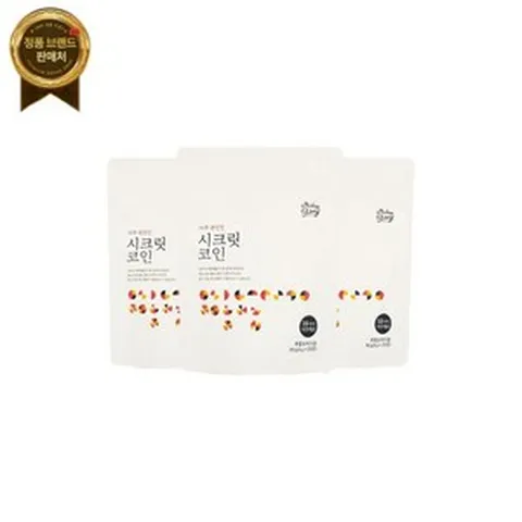 키친스토리빅마마 시크릿코인 육수 60알 (3팩) 편안한맛 고체 동전육수 천연조미료